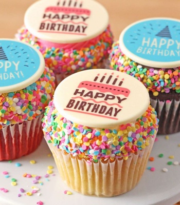 Birthday Cupcakes - Jumbo