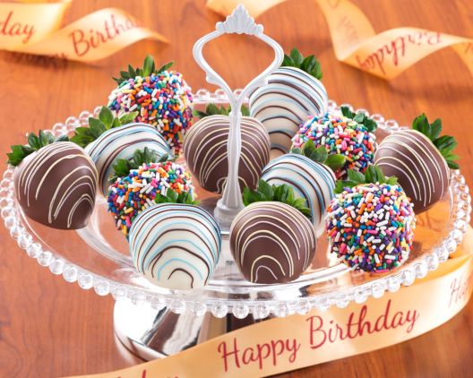 Birthday Dipped Strawberries (Full Dozen)