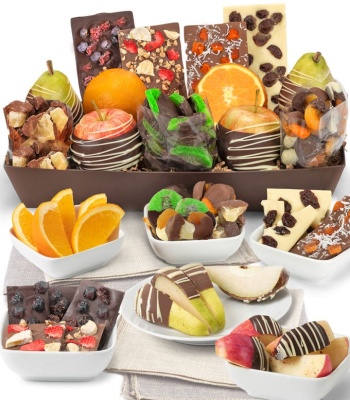 Chocolate and Fruit Basket