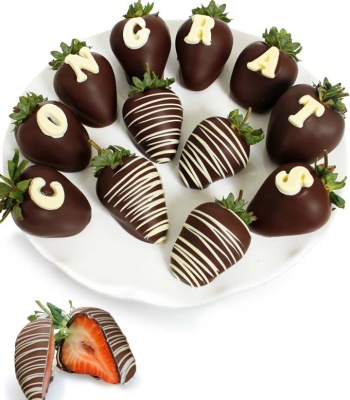 Chocolate Covered Strawberries - Congrats