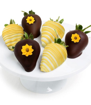 Chocolate Strawberries - Sunflower Theme