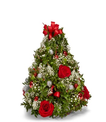 Christmas Tree Shaped Arrangement