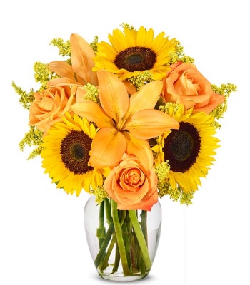 Fall Flower Bouquet - Free Vase