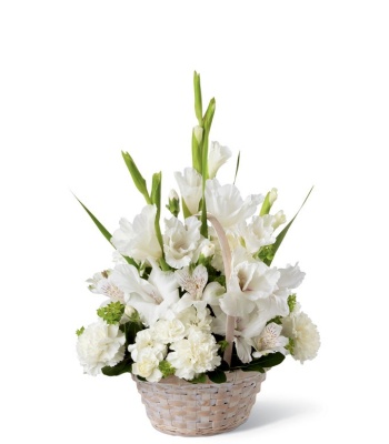 Funeral Flower Basket