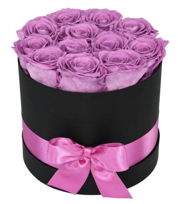 Lavender Preserved Roses - 12 Stems