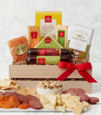 Meat & Cheese Wooden Crate