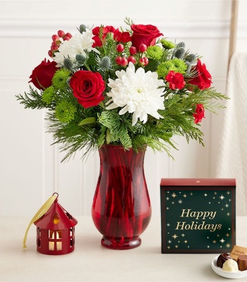 Merry Christmas Flower Bouquet