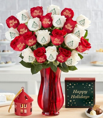 Merry Christmas Roses