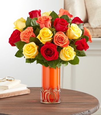 Mix Roses - Red, Orange and Yellow