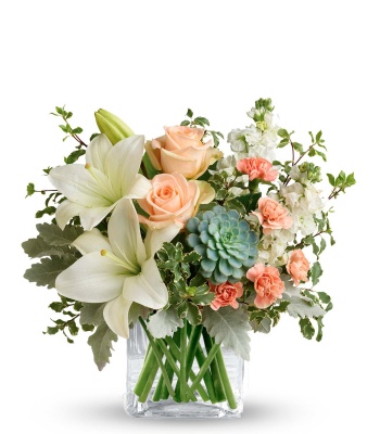 Peach Flowers Bouquet