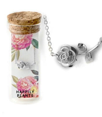 Peony Flower Necklace