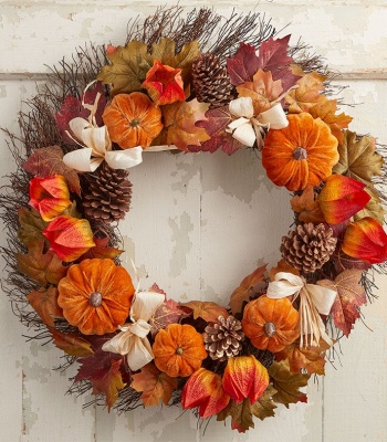 Pumpkin Wreath