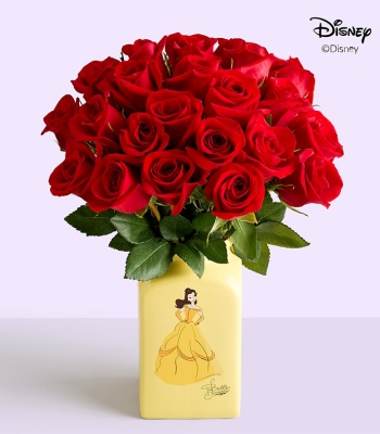 Red Roses in Keepsake Jar