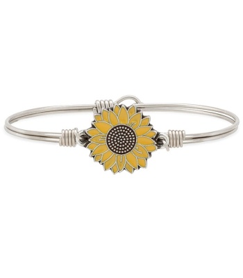 Sunflower Bangle Bracelet