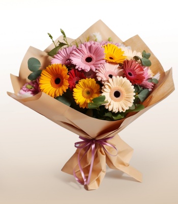 Assorted Gerbera Arrangement