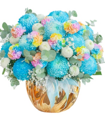 Blue Flower Arrangement