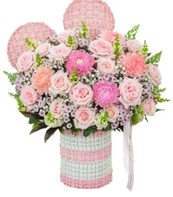 Heartfelt flower arrangement