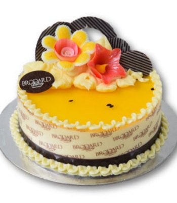 Passion fruit tiramisu cake