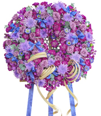 Standing Funeral Wreath