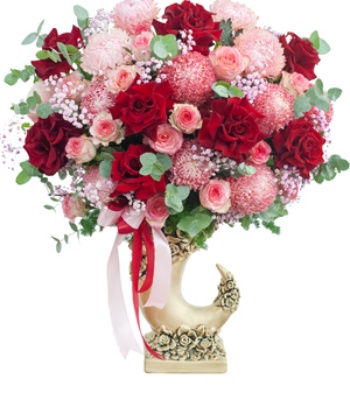 Valentine's Day Flower Arrangement